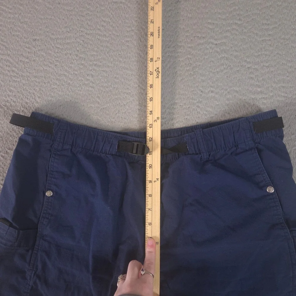 VINTAGE The North Face Shorts Mens XL Navy Ripstop Cargo EZ Belted Outdoor 90s